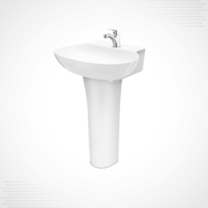 Dell 3 Basin Pedestal – Ivory