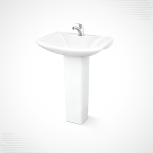 Dell Plus Basin Pedestal – Ivory