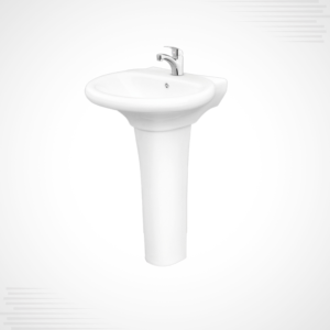 Galaxy Basin Pedestal – White