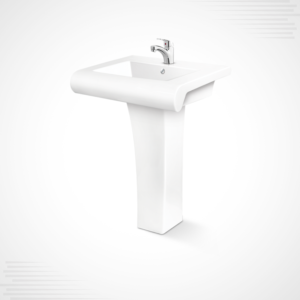 Gree Basin Pedestal – White