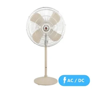 Pedestal Fan AC / DC - Mashroom Silver - 24