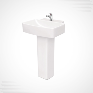 Dell 6 Basin Pedestal – White